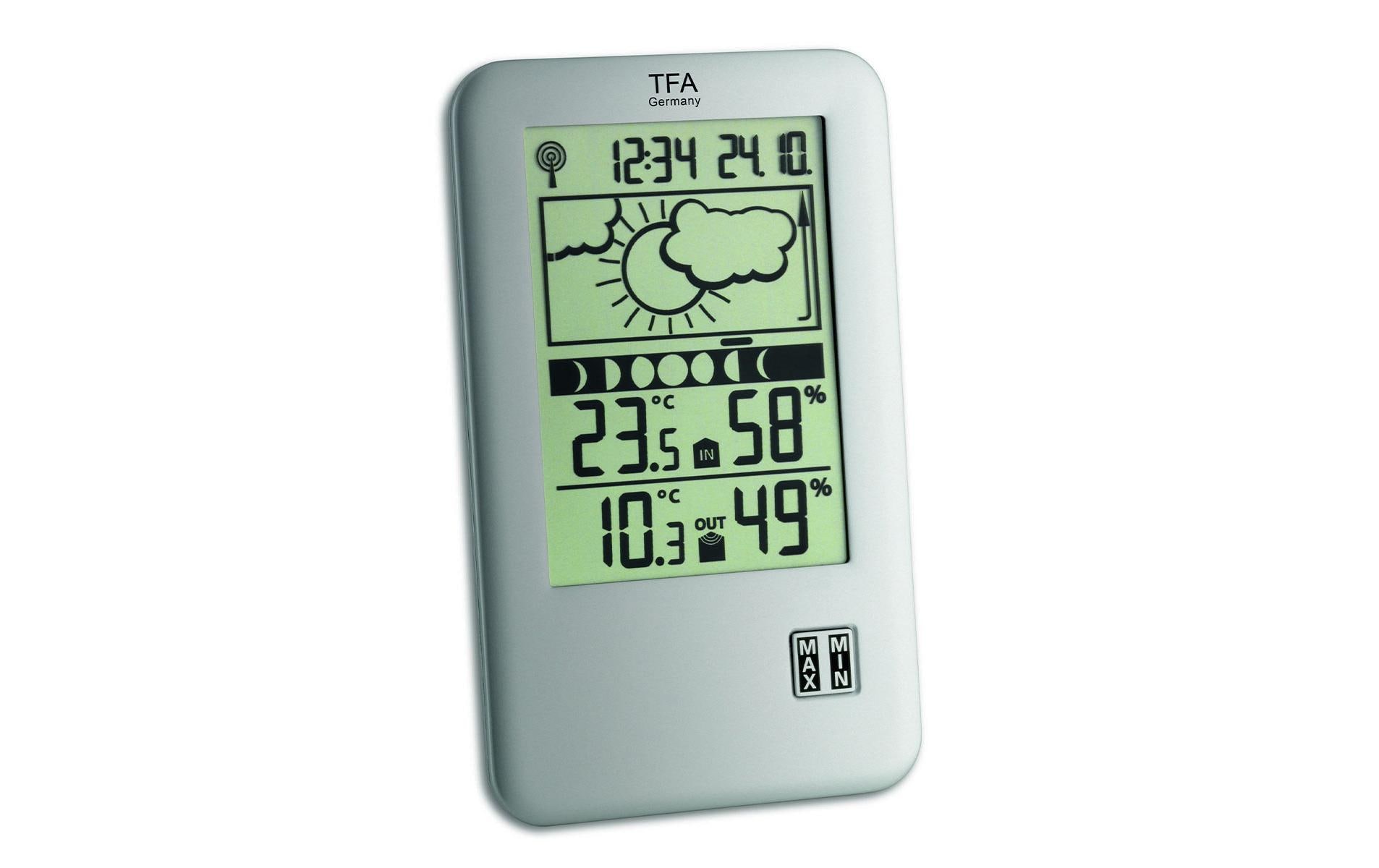 TFA Dostmann Wetterstation Neo Plus, Silber