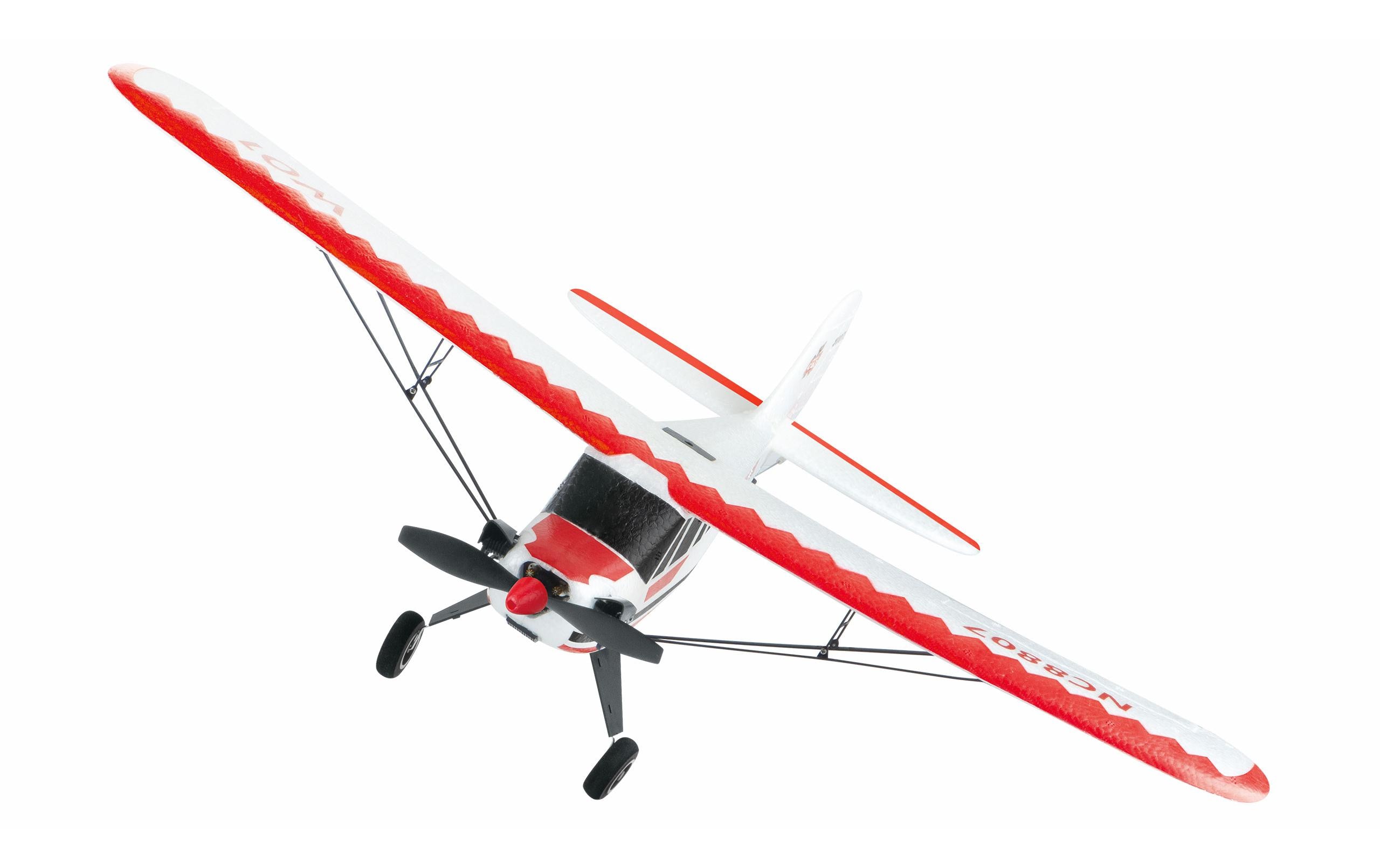 Amewi Motorflugzeug Piper J-3 Cub 505 mm, Rot/Weiss Gyro, RTF