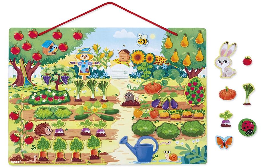 Janod Beschäftigungsspielzeug Mein magnetischer Garten Janod Beschäftigungsspielzeug Mein magnetischer Garten
