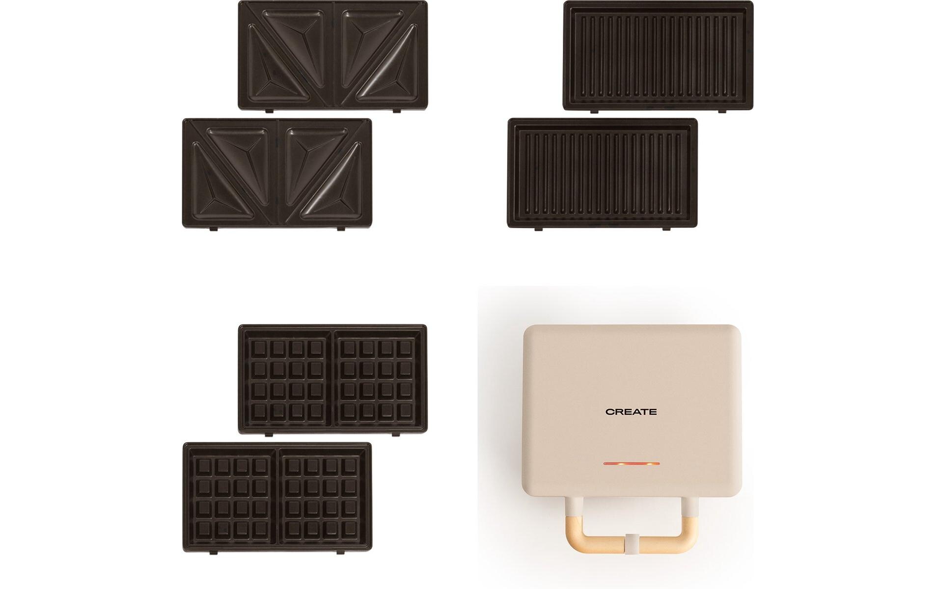 Create Waffeleisen Stone 3in1 Studio Sand