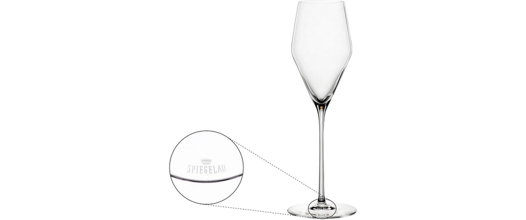 Spiegelau Champagnerglas Definition 250 ml, 2 Stück, Transparent