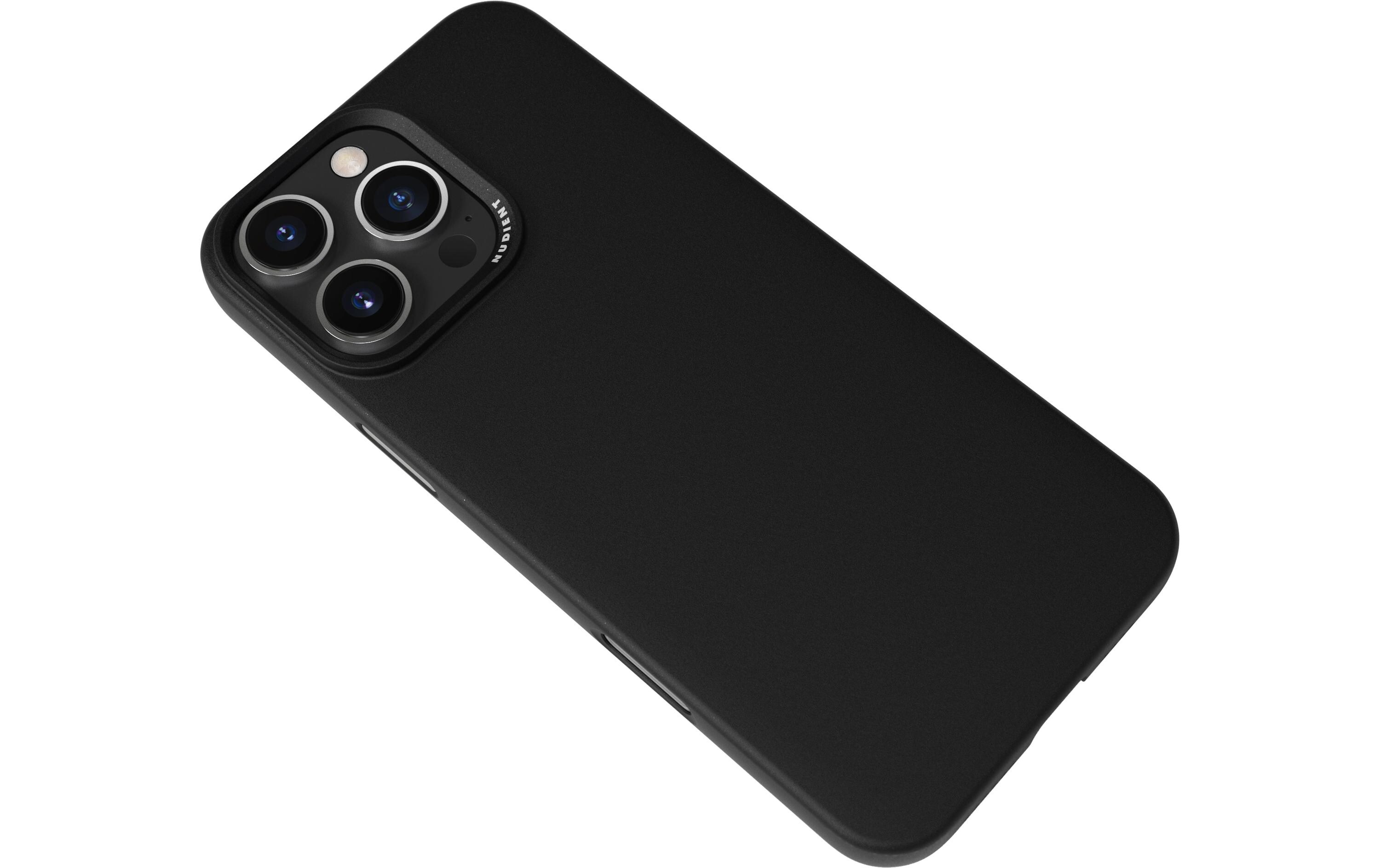 Nudient Back Cover Thin Case Magsafe iPhone 16 Pro Max Ink Black