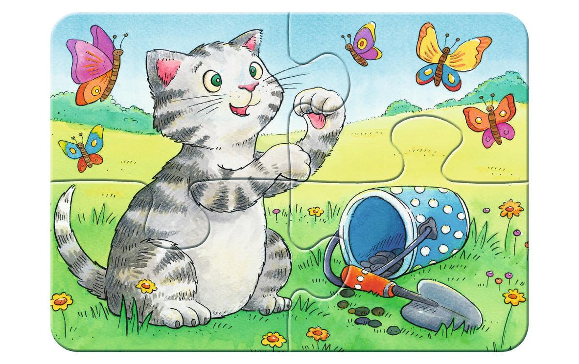 Ravensburger Kleinkinder Puzzle Niedliche Haustiere