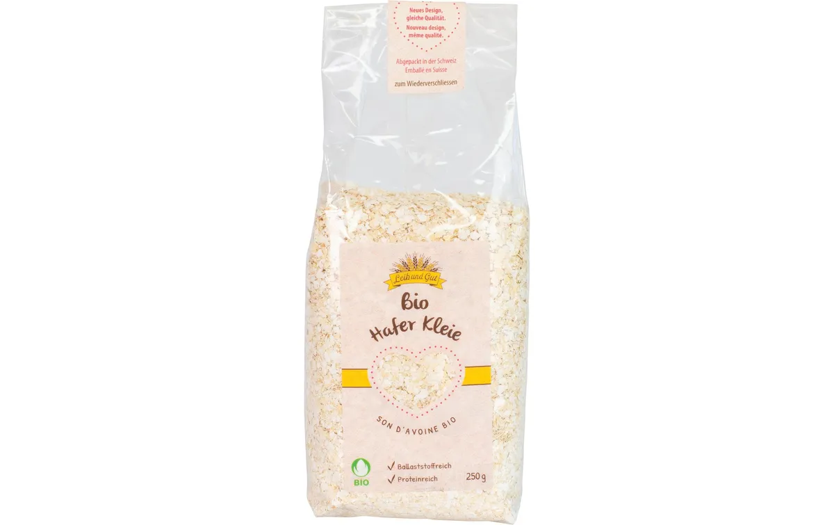 Leib und Gut Bio Haferkleie ausgewalzt 250 g Leib und Gut Bio Haferkleie ausgewalzt 250 g
