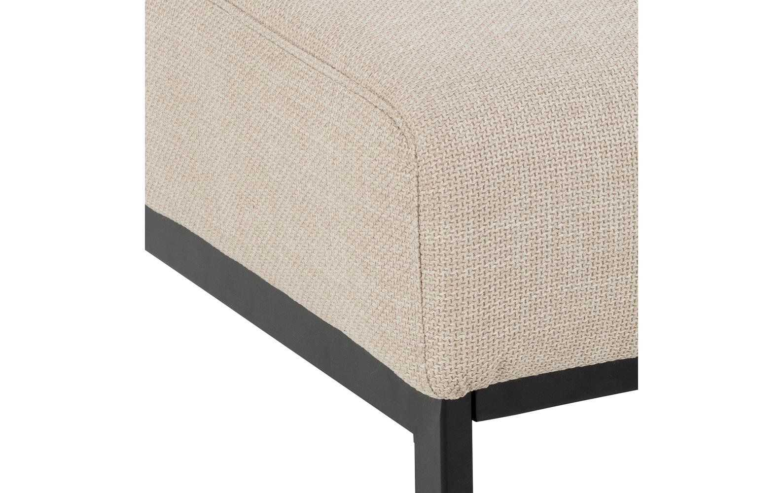 AC Design Sitzbank Caix 100 cm x 41 cm, Beige