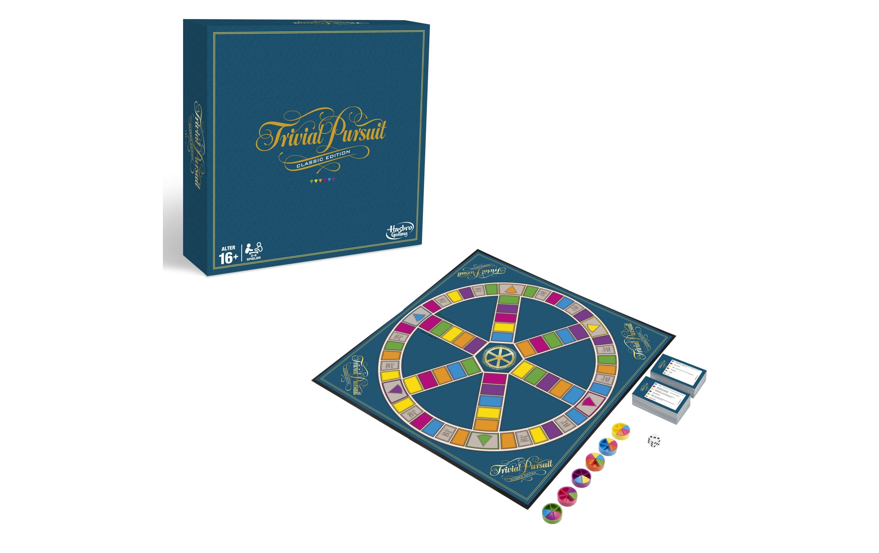 Hasbro Gaming Familienspiel Trivial Pursuit Classic -DE- Hasbro Gaming Familienspiel Trivial Pursuit Classic -DE-