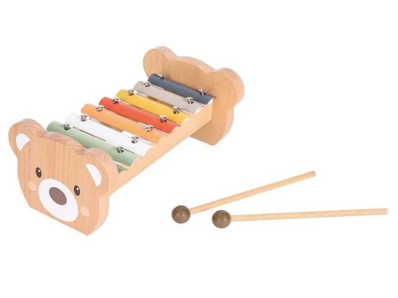 Spielba Holzspielwaren Musikspielzeug Xylophon Bär Spielba Holzspielwaren Musikspielzeug Xylophon Bär