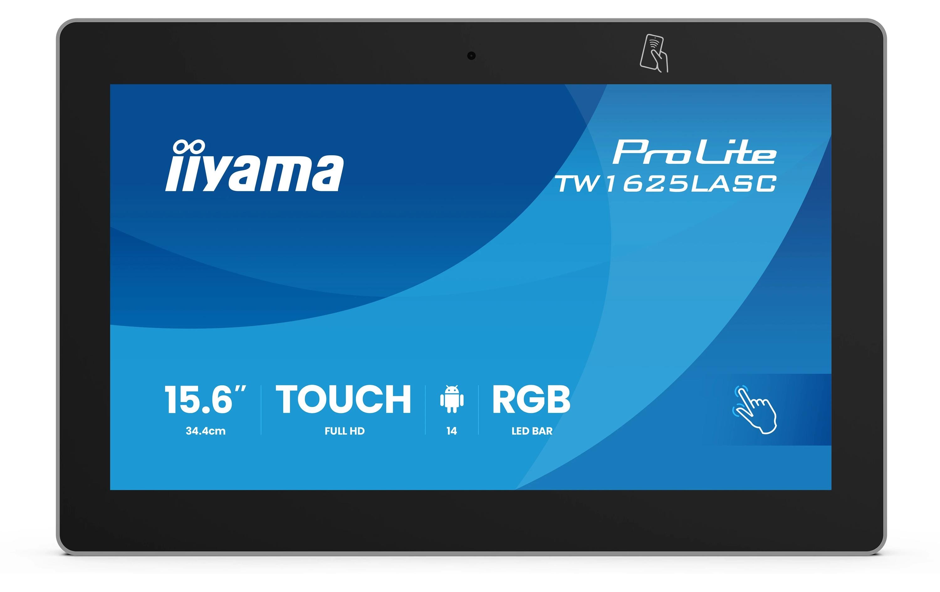 iiyama ProLite TW1625LASC-B3PNR 15.6 RGB LED Touch