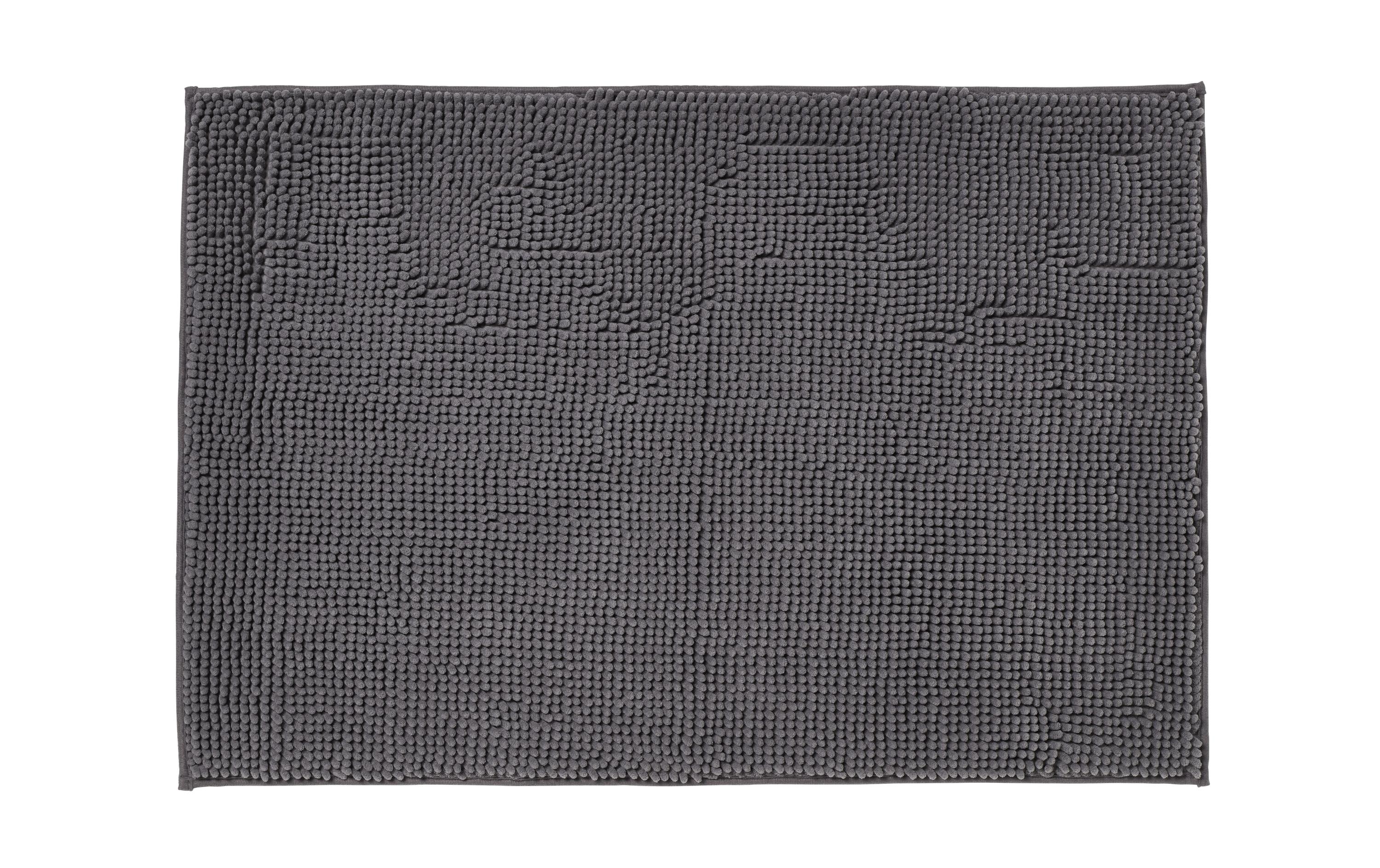 diaqua® Badteppich Shania 60 x 90 cm, Anthrazit