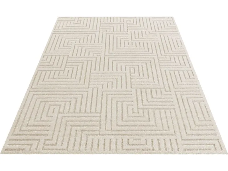 Elle Decoration Teppich Manipu 160 cm x 230 cm, Cream