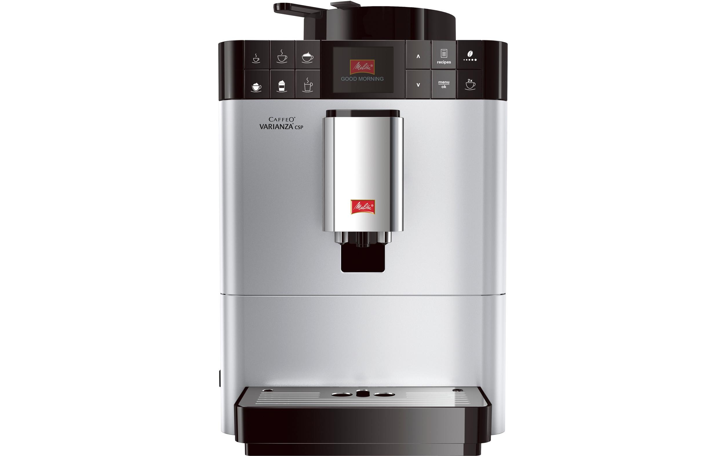 Melitta Kaffeevollautomat Varianza Edelstahl, Schwarz Melitta Kaffeevollautomat Varianza Edelstahl, Schwarz