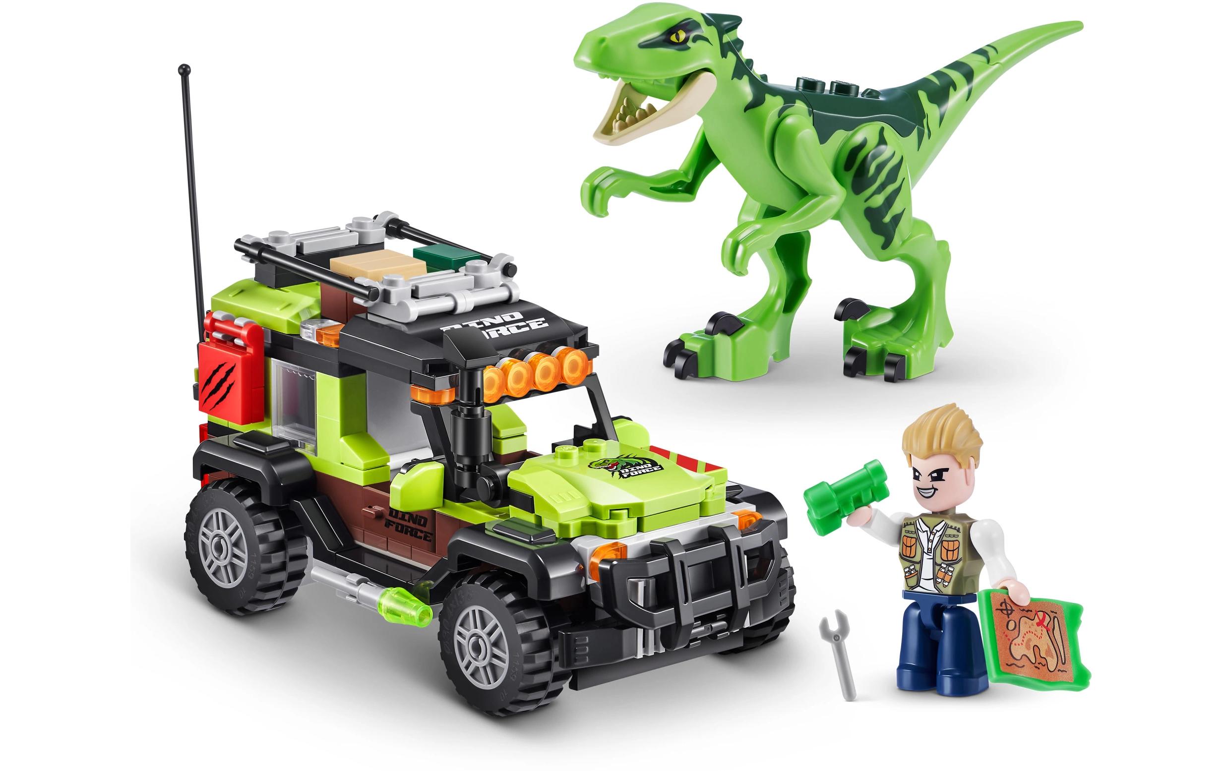 Zuru MAX Bausteine MAX – Dino Adventure Raptor Force