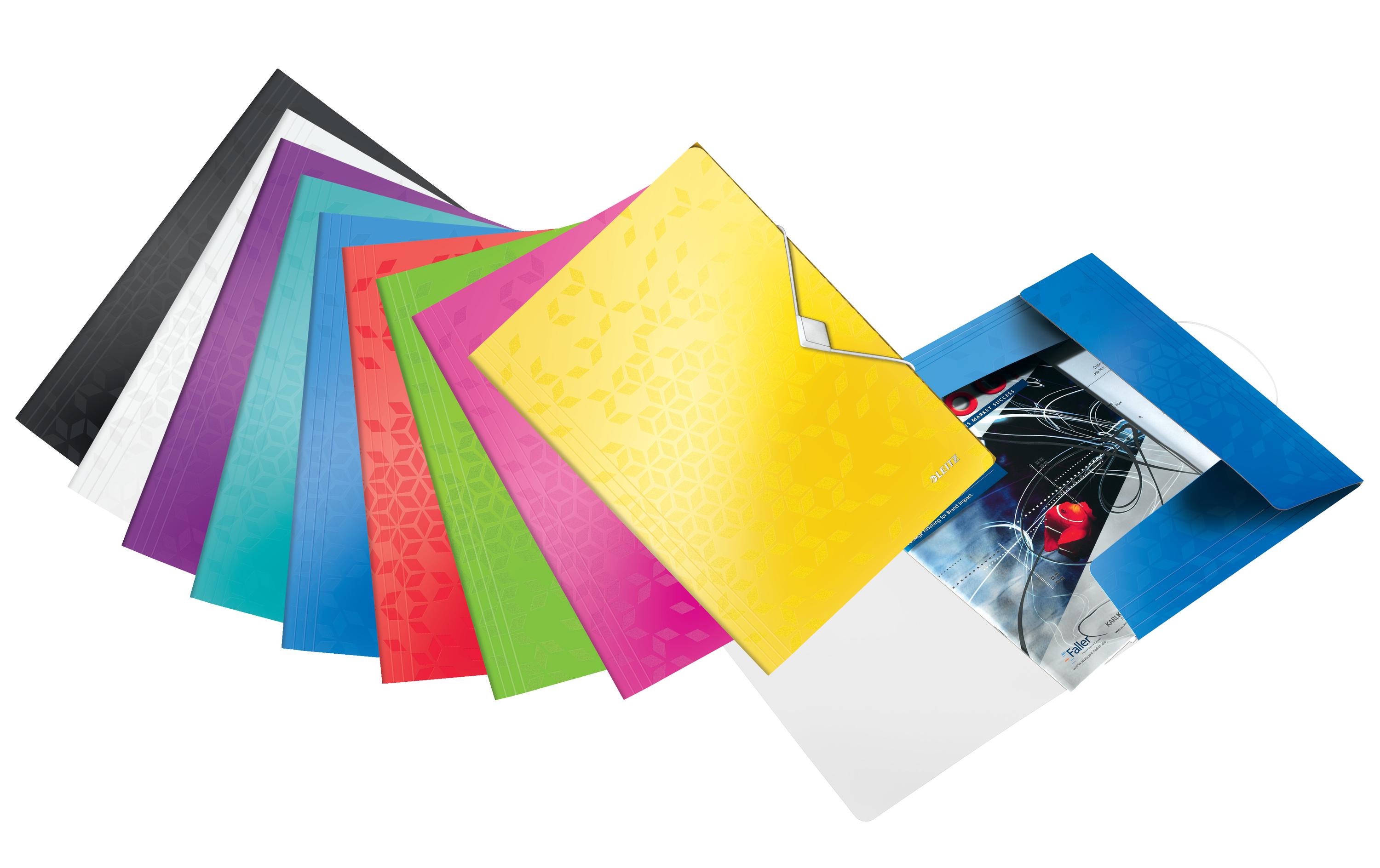 Leitz Gummibandmappe WOW A4, Rot