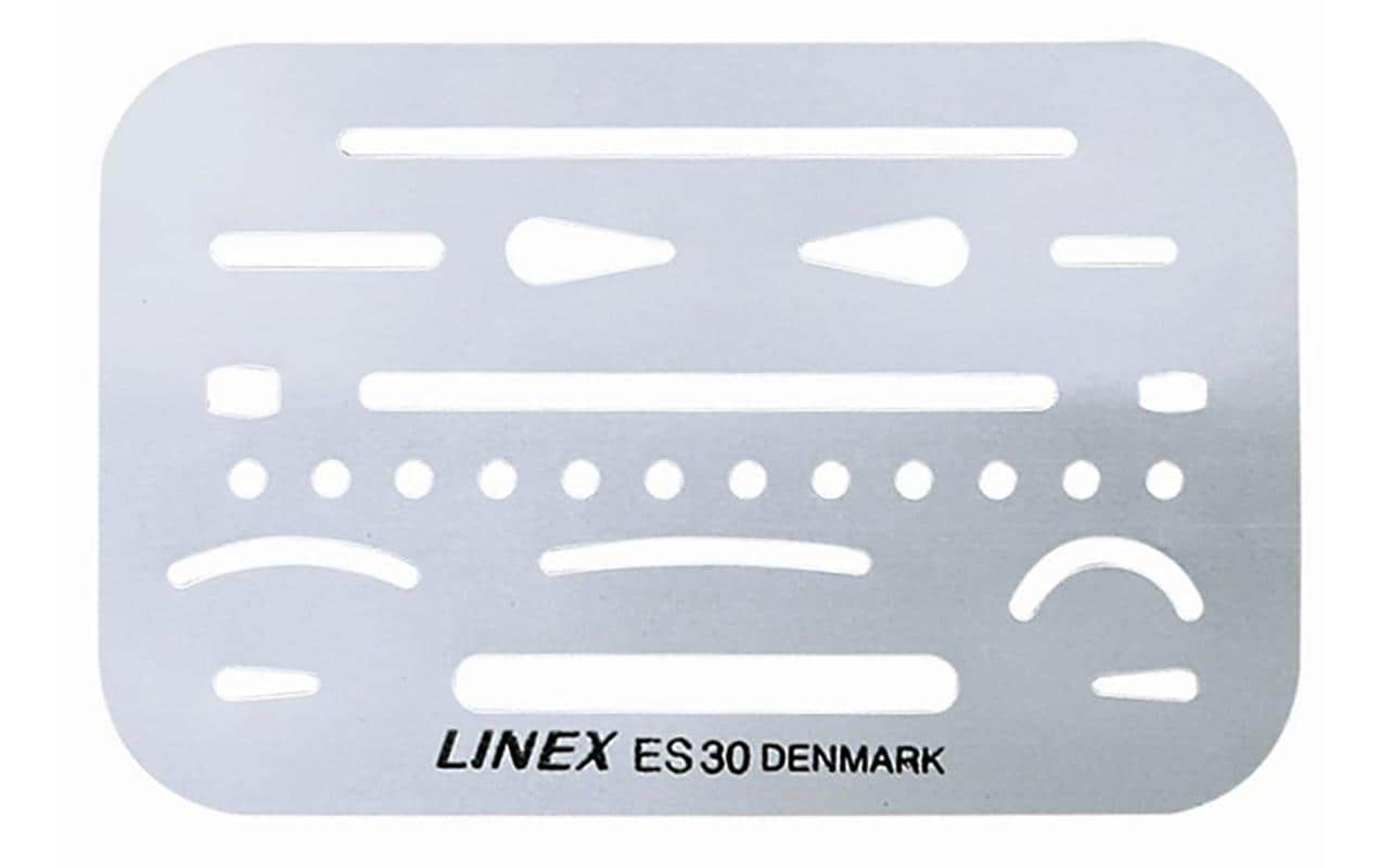 Linex Schablone 26 Öffnungen