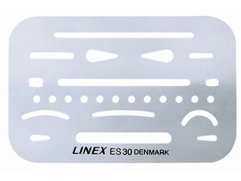 Linex Schablone 26 Öffnungen