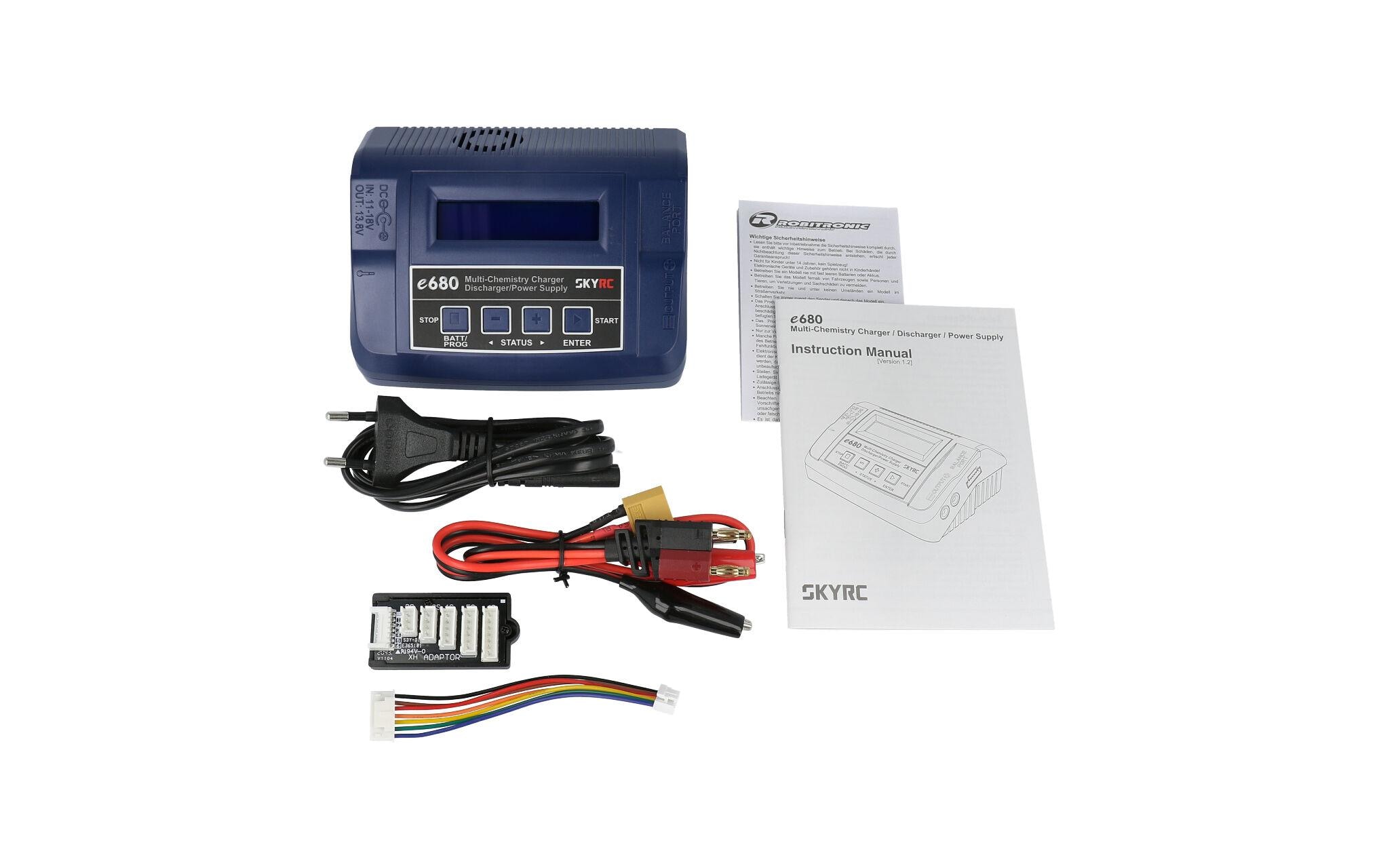 SKYRC Ladegerät e680, AC/DC, 80W, 1-6S