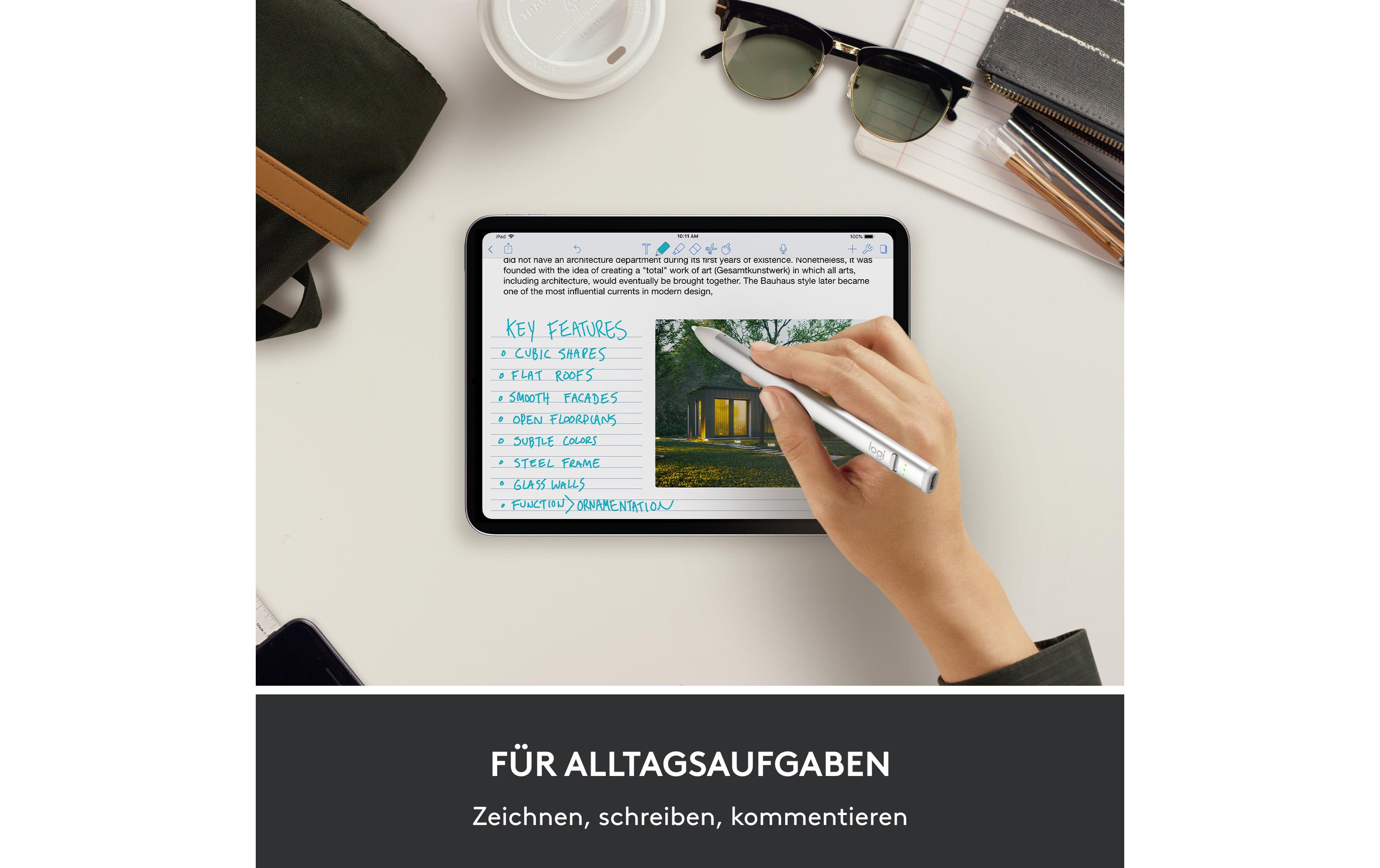 Logitech Eingabestift Crayon Silber