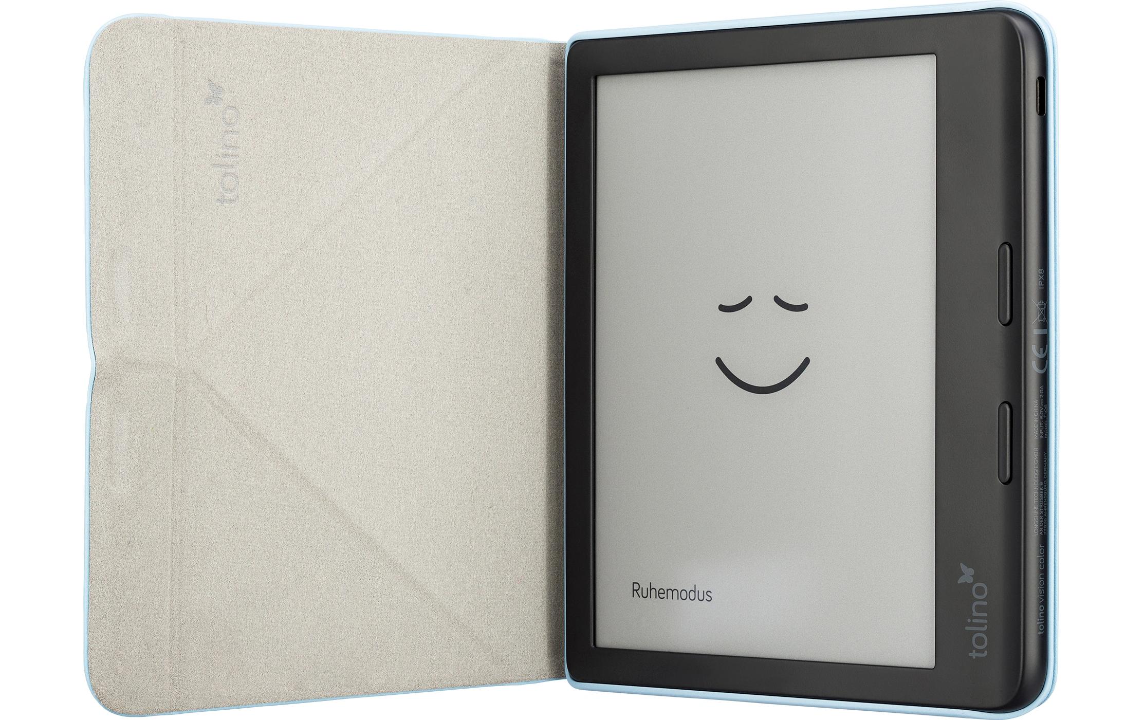 Tolino E-Book Reader Schutzhülle Vision Color Origami Dusk Blue