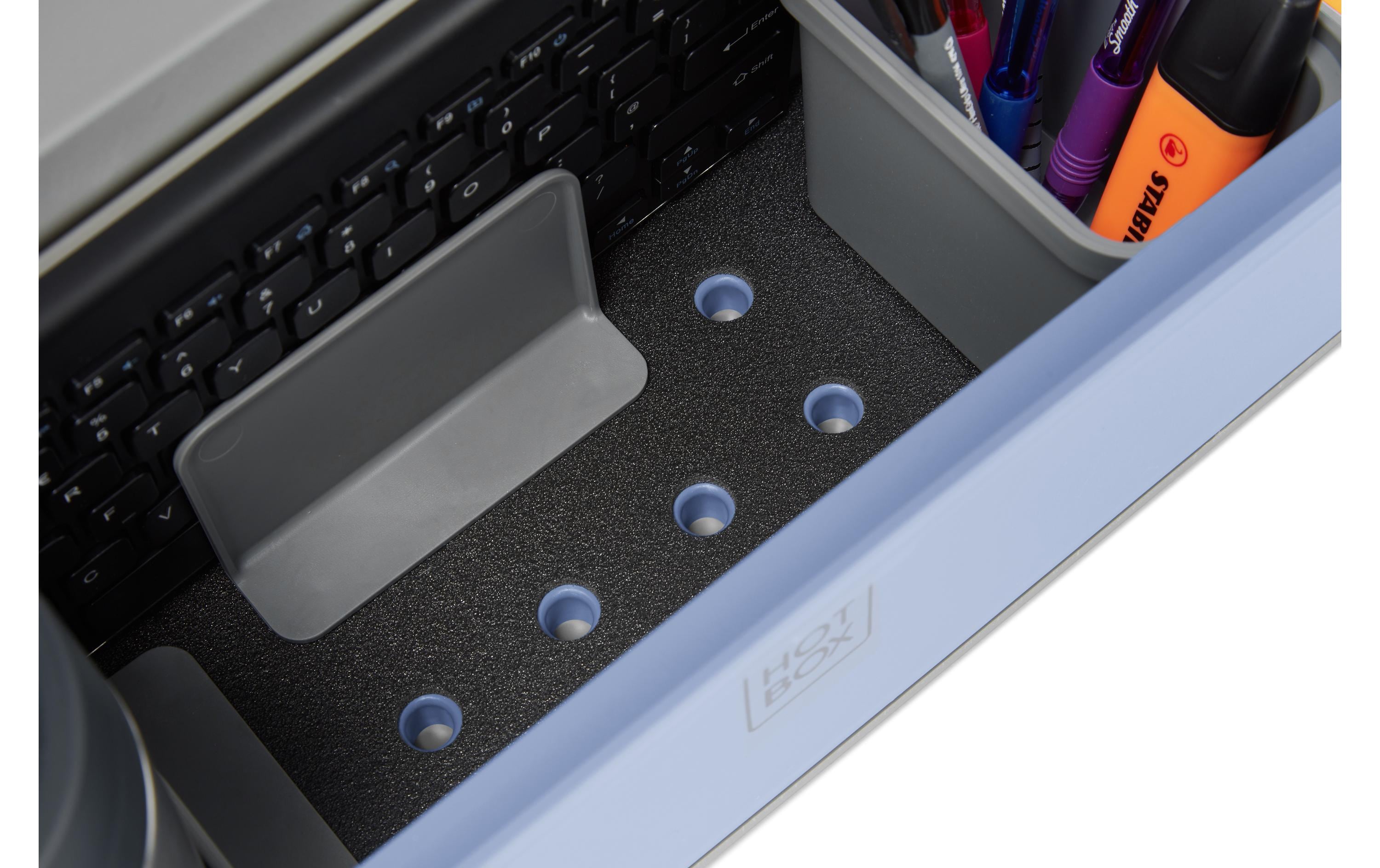 Hotbox Schreibtisch Organizer Hotbox 4 Blau