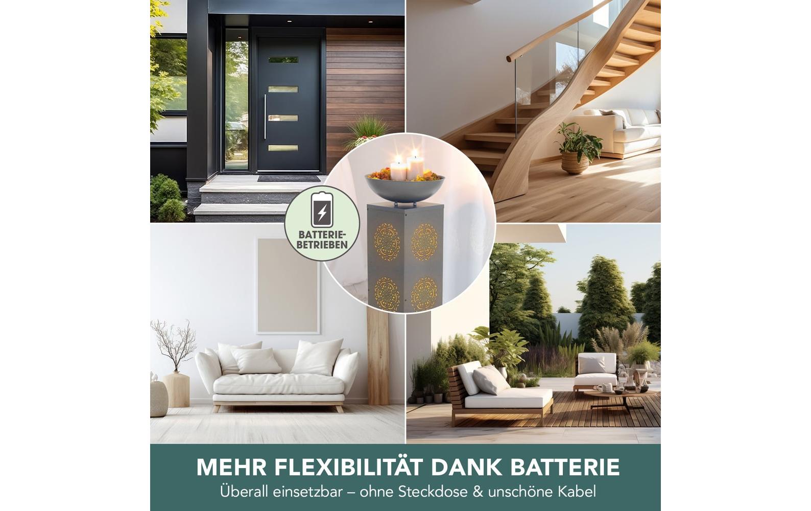 EASYmaxx LED-Dekosäule Mandala, Aufbauset