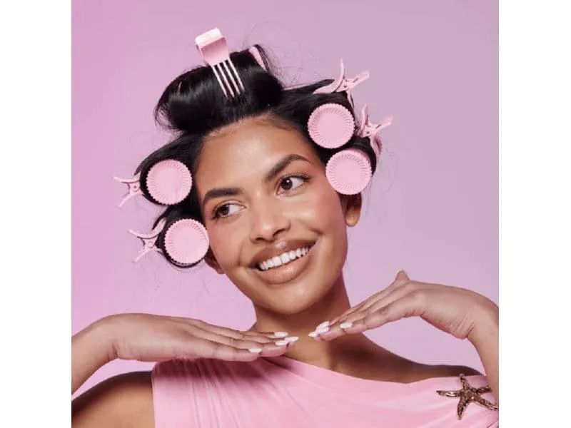 Mermade Hot Rollers Pink