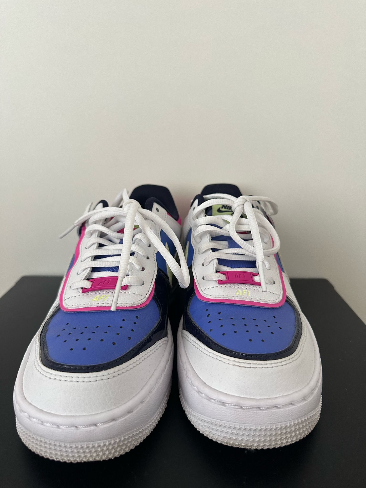 Nike Air Force Shadow - violett/gelb/pink/weiss - Gr. 37.5