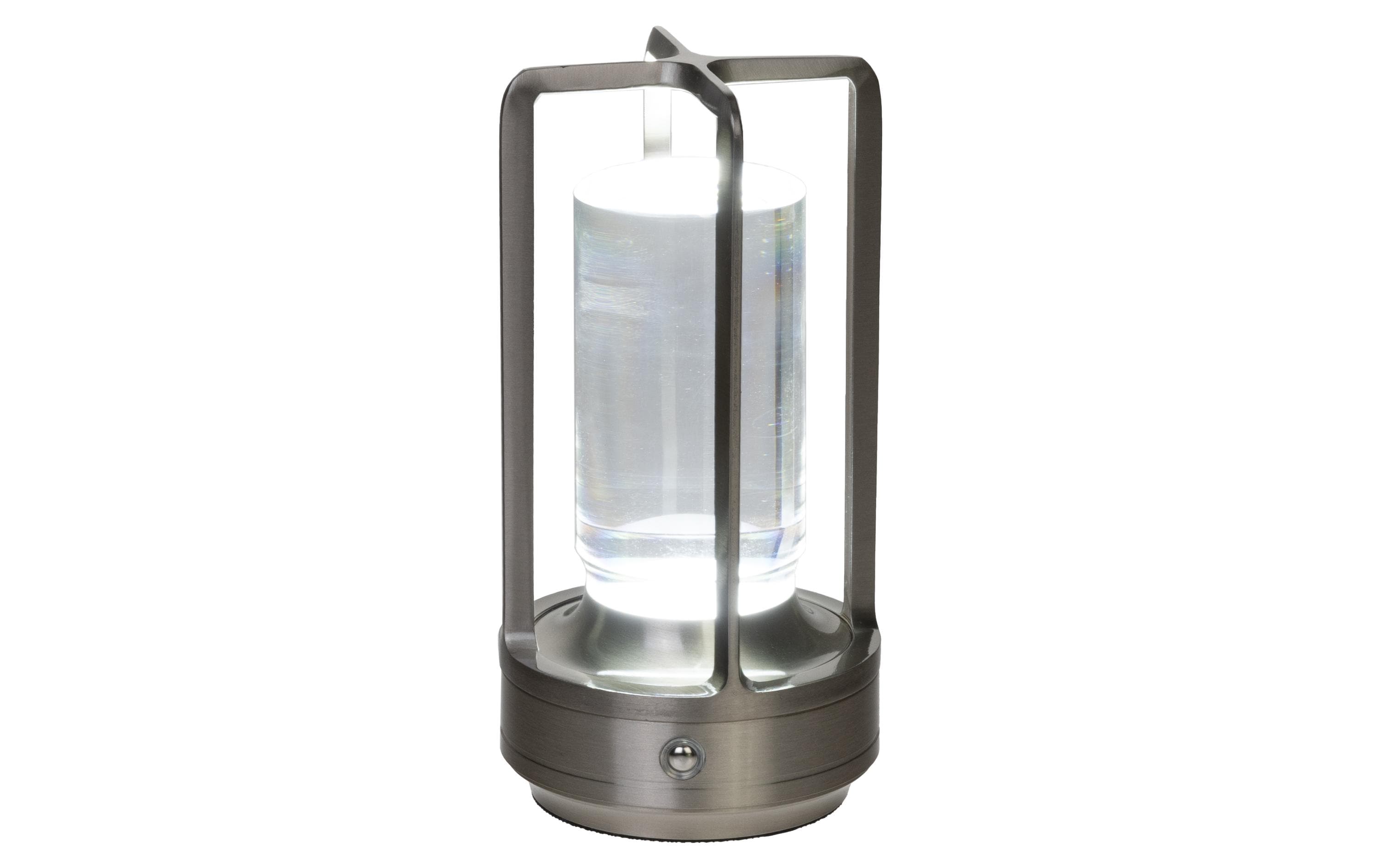 COCON USB-Tischleuchte Laterne, Silber