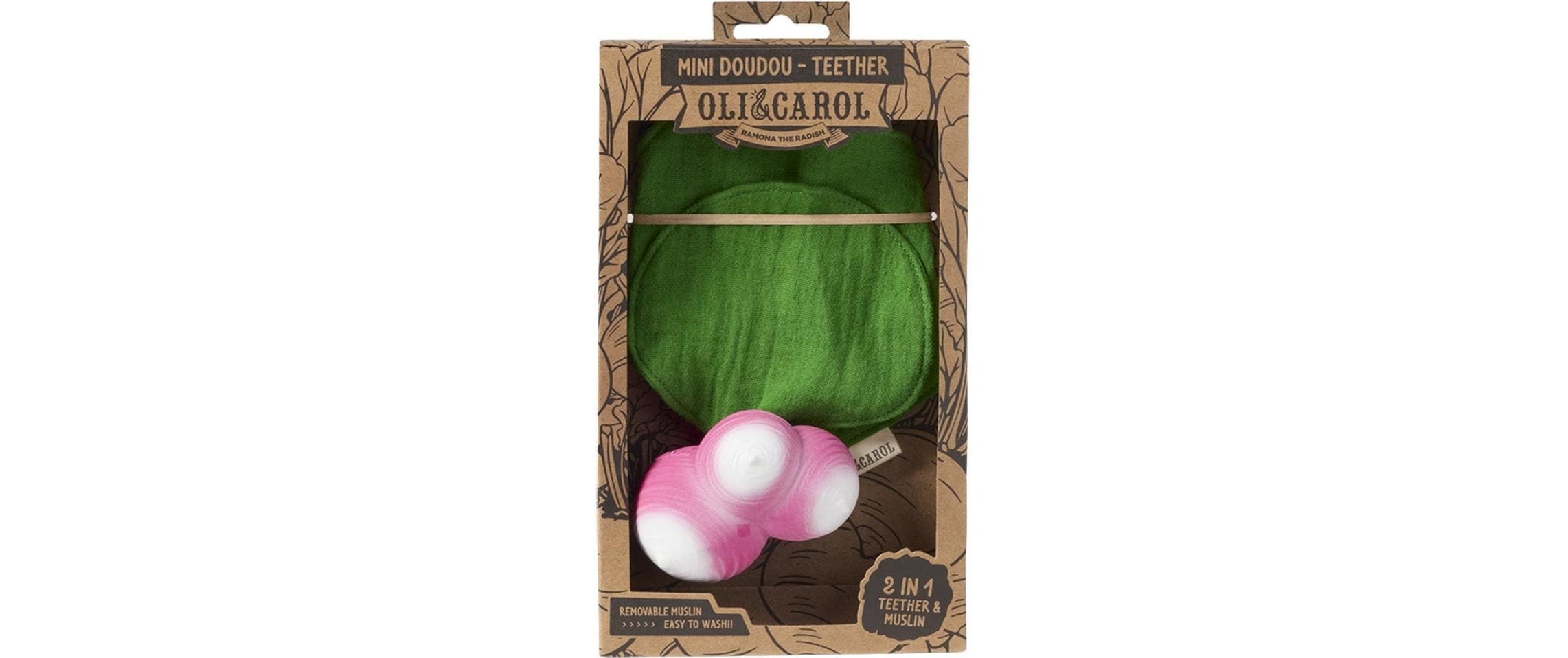 Oli&Carol Beissring Mini Doudou Ramona Radish