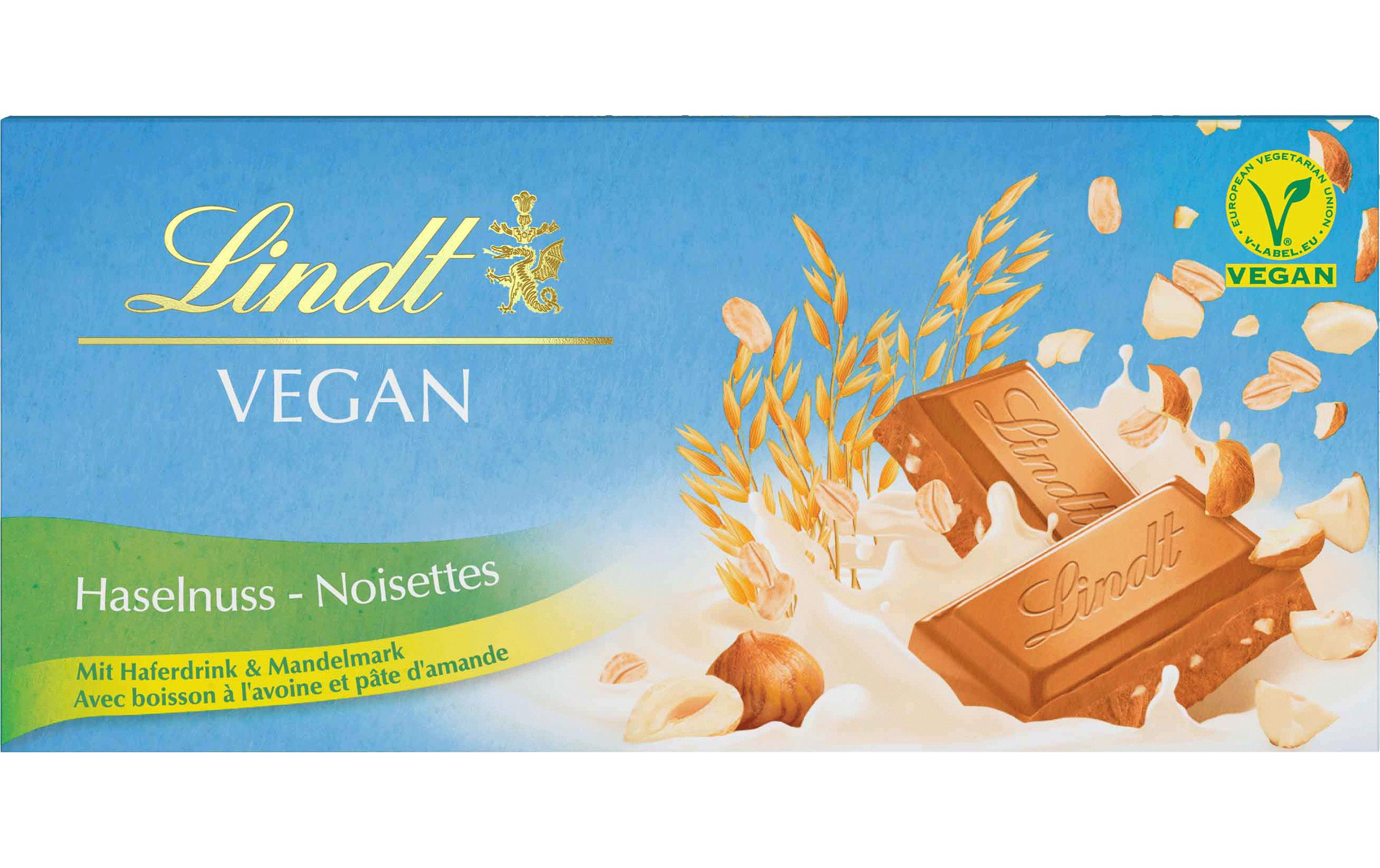 Lindt Tafel Vegan Hafer Haselnuss 100 g