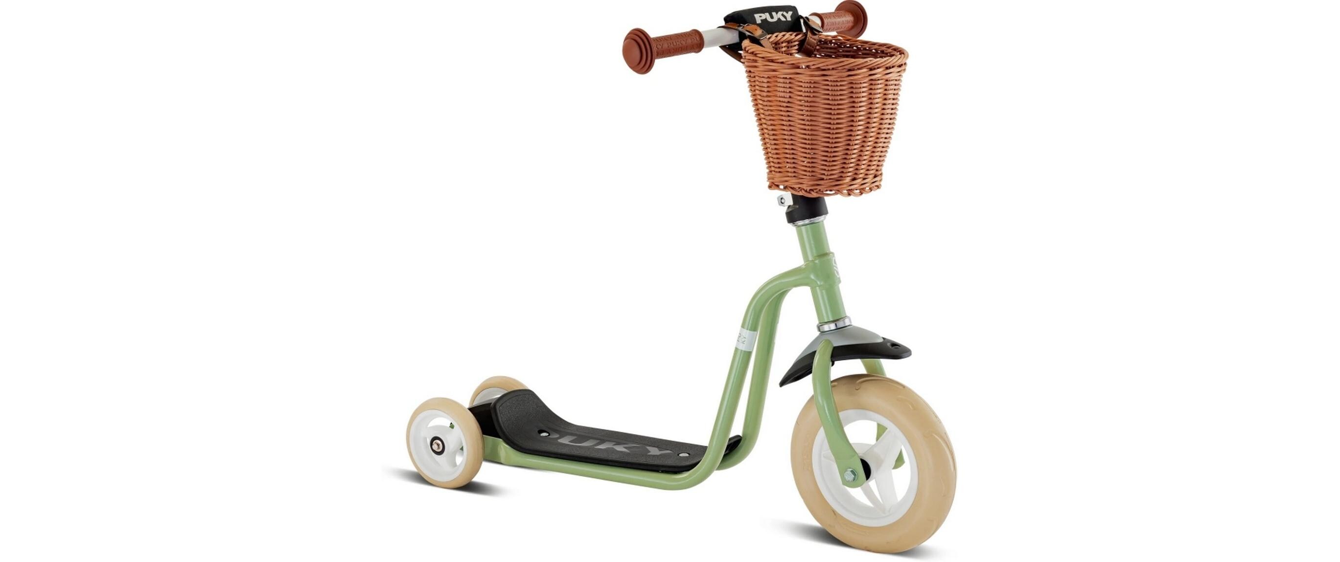 PUKY Scooter R1 Classic mit EVA-Bereifung retro green