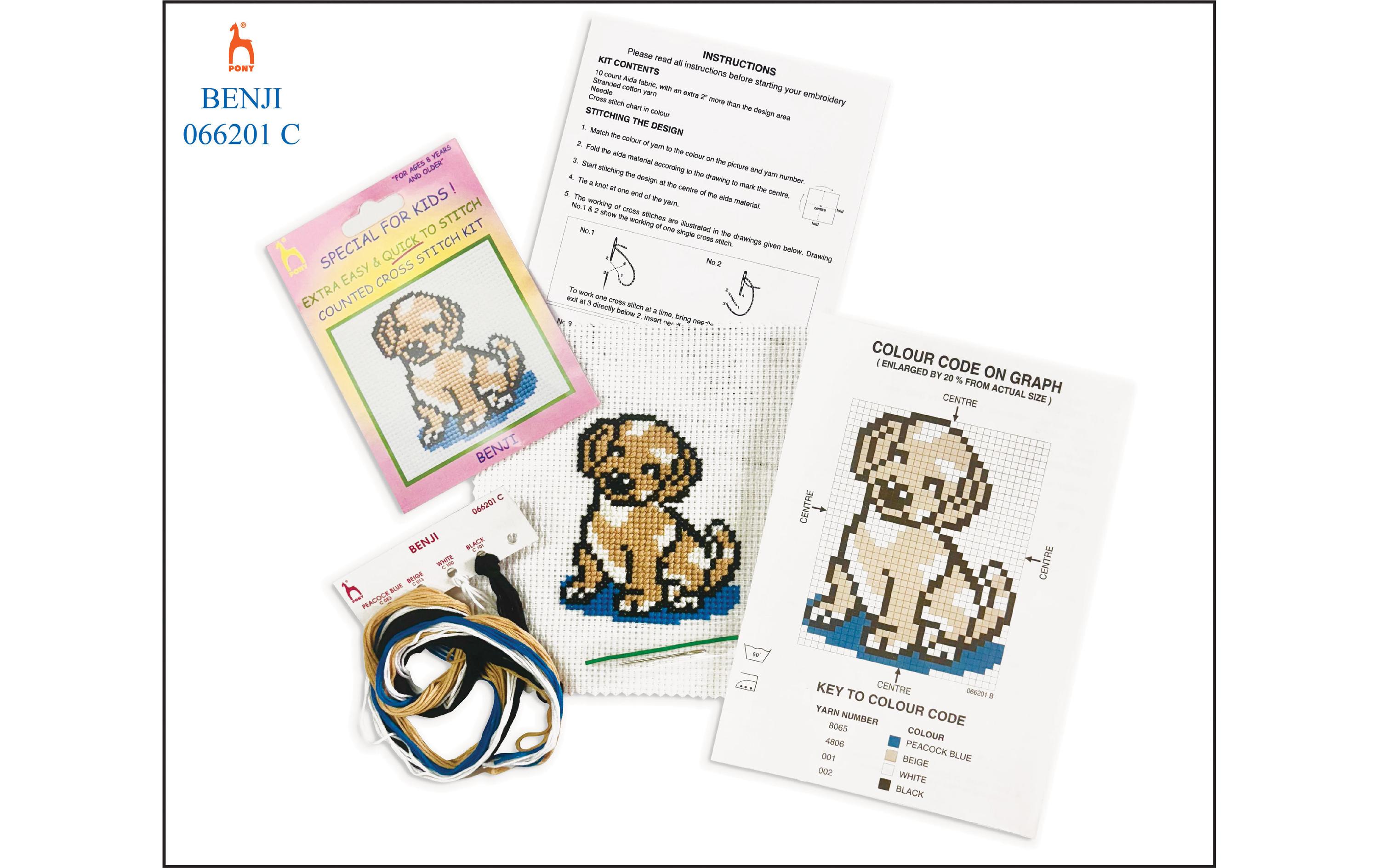 Pony Stickset Hund Pony Stickset Hund