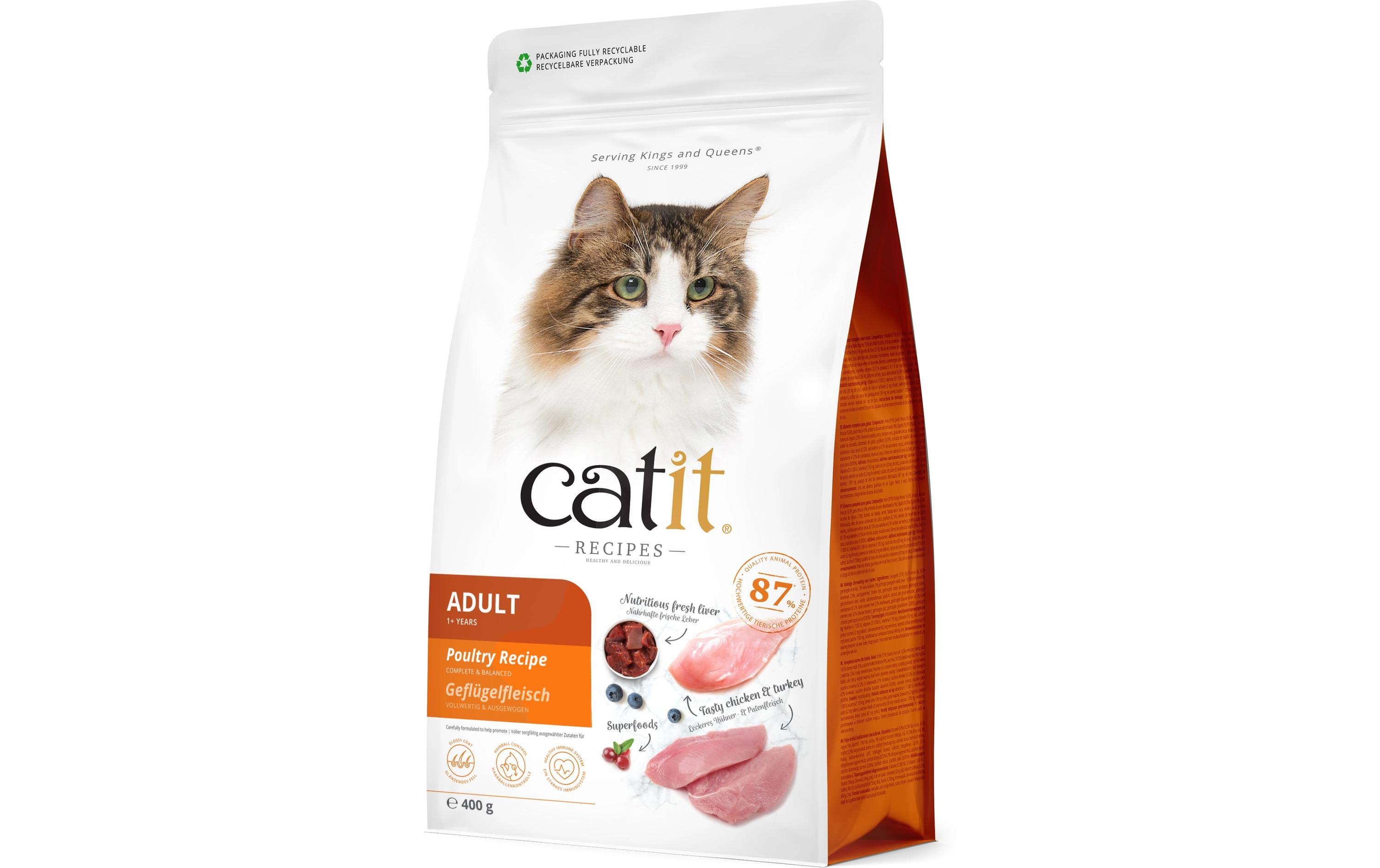 Catit Trockenfutter Adult Geflügel 2 kg Catit Trockenfutter Adult Geflügel 2 kg