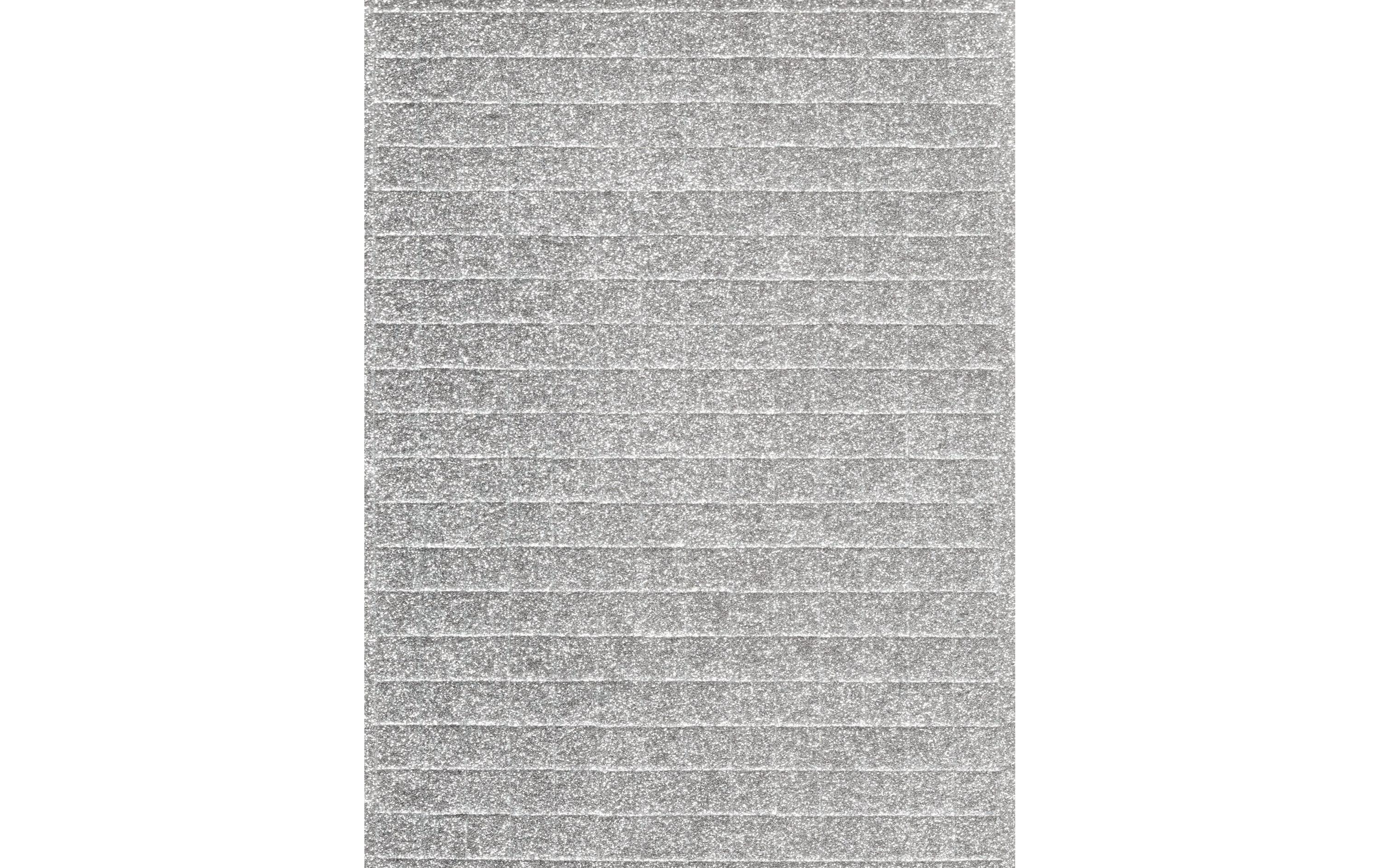 Folia Moosgummi-Set Mosaik Glitter selbstklebend, 6 Stück