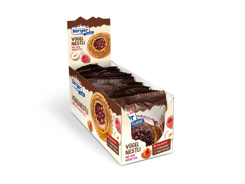 Berger Gebäck Vogelnestli 10 x 74 g Berger Gebäck Vogelnestli 10 x 74 g