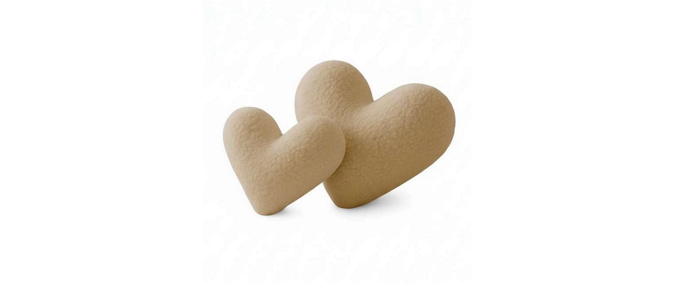 Conceptum Hypnose Kissen Herz 38 x 33 cm, Beige