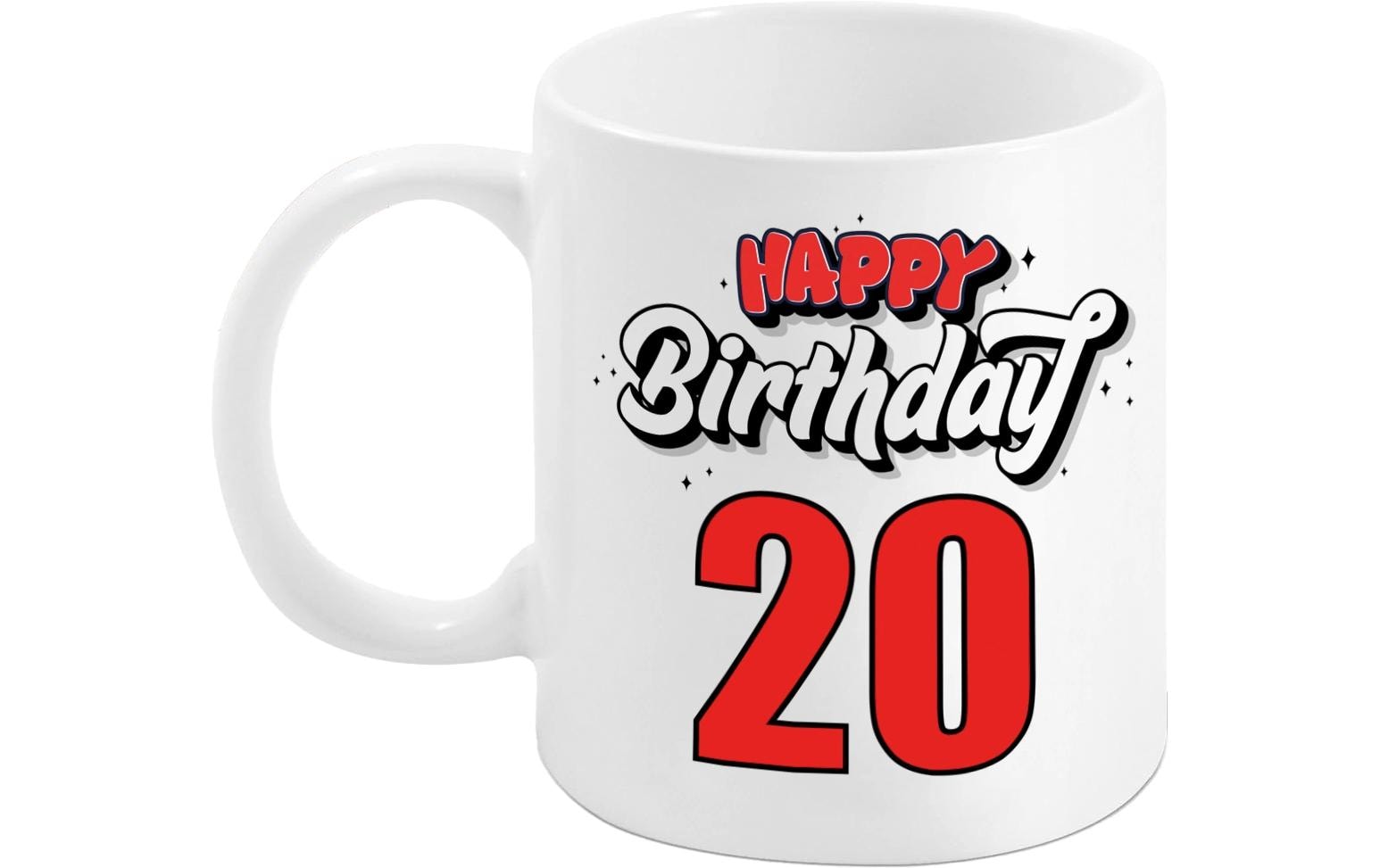 Trendcompany Tasse 20. Geburtstag