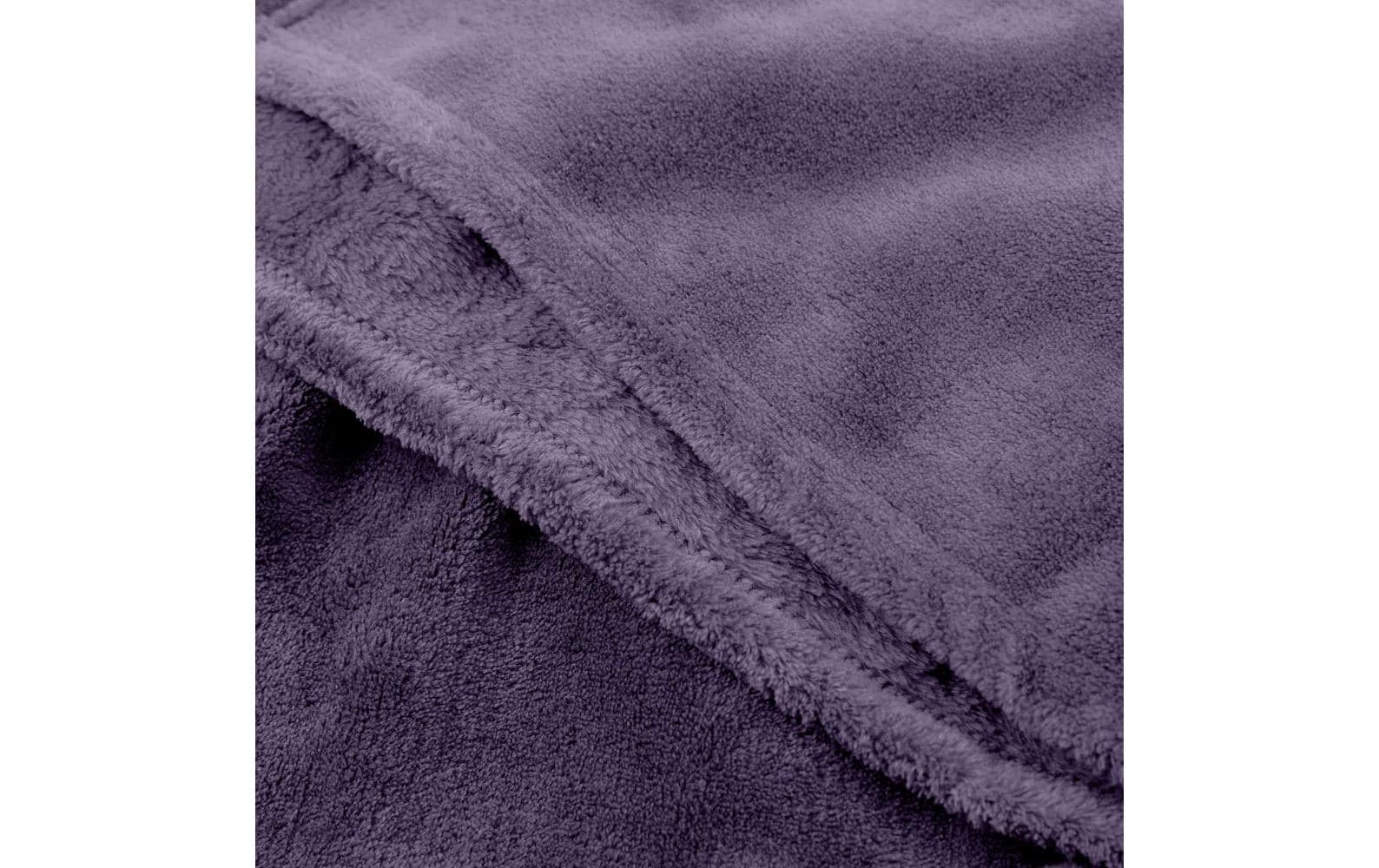 Lumaland Kuscheldecke Lila 240 x 220 cm