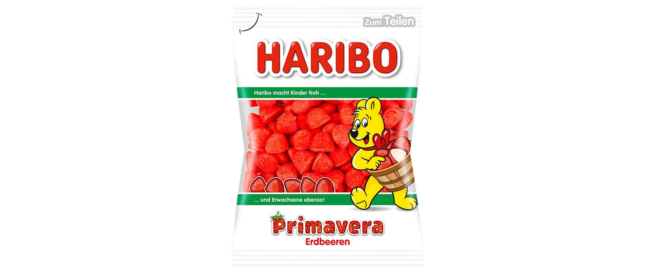 Haribo Gummibonbons Erdbeeren Primavera 175 g