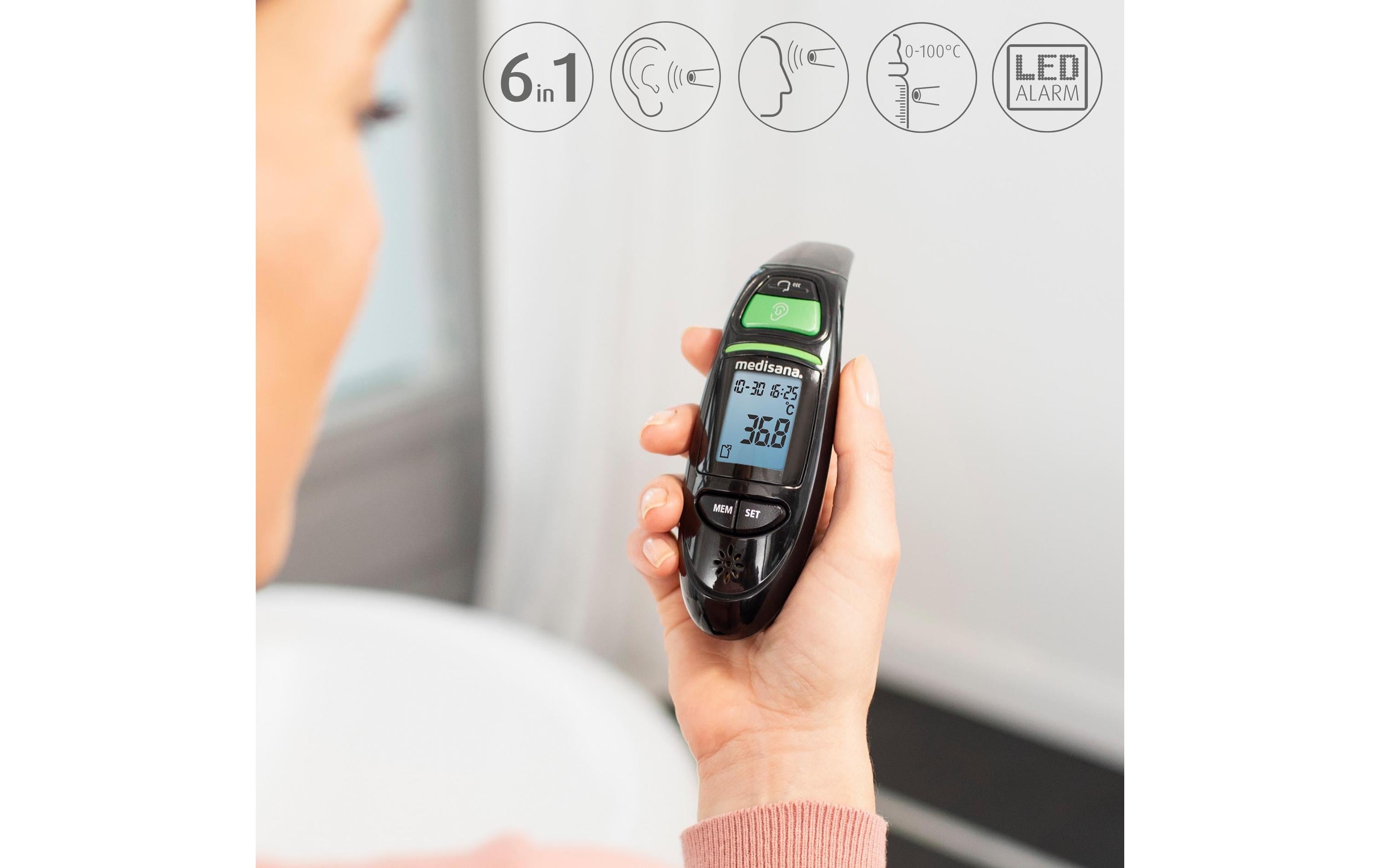 Medisana Infrarot-Fieberthermometer TM750 BL