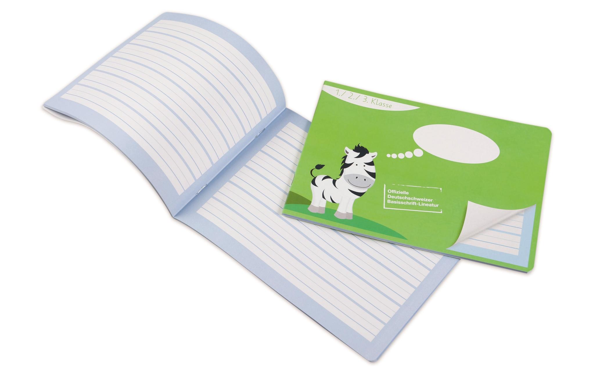 ELCO Schulheft A4, Liniert, Grün