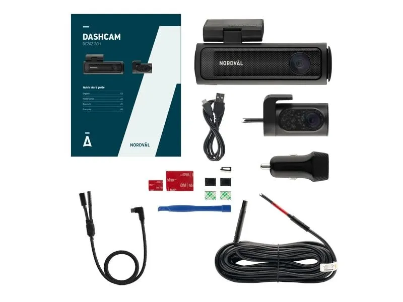NORDVAL 5K Single Dashcam & 4K Dual-Dashcam mit Wi-Fi und GPS