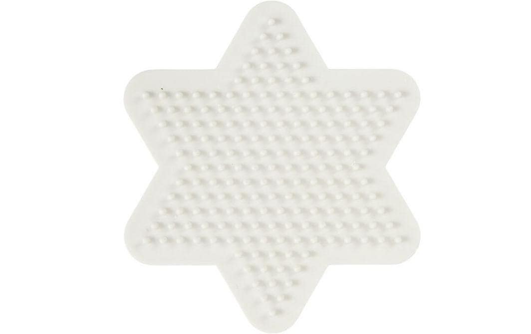 Creativ Company Bügelperlen Platten Nabbi Stern Weiss Creativ Company Bügelperlen Platten Nabbi Stern Weiss