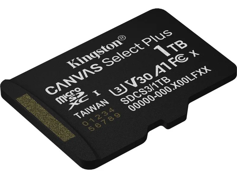 Kingston microSDXC-Karte Canvas Select Plus Gen3 1000 GB Kingston microSDXC-Karte Canvas Select Plus Gen3 1000 GB