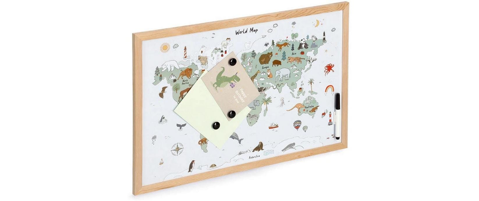 Zeller Present Magnet Memobord Weltkarte Zeller Present Magnet Memobord Weltkarte