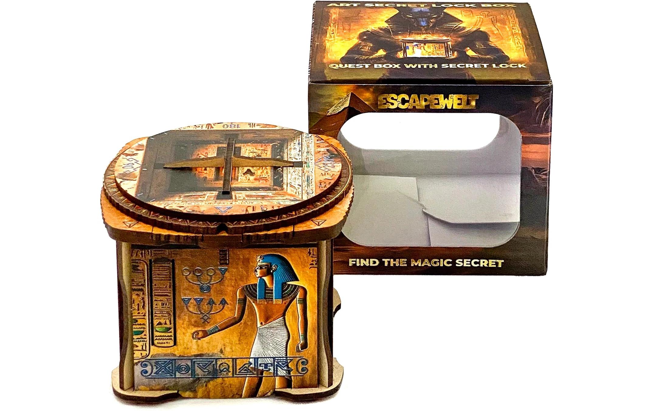 Escape Welt Rätselspiel Art Secret Box «The Lock»