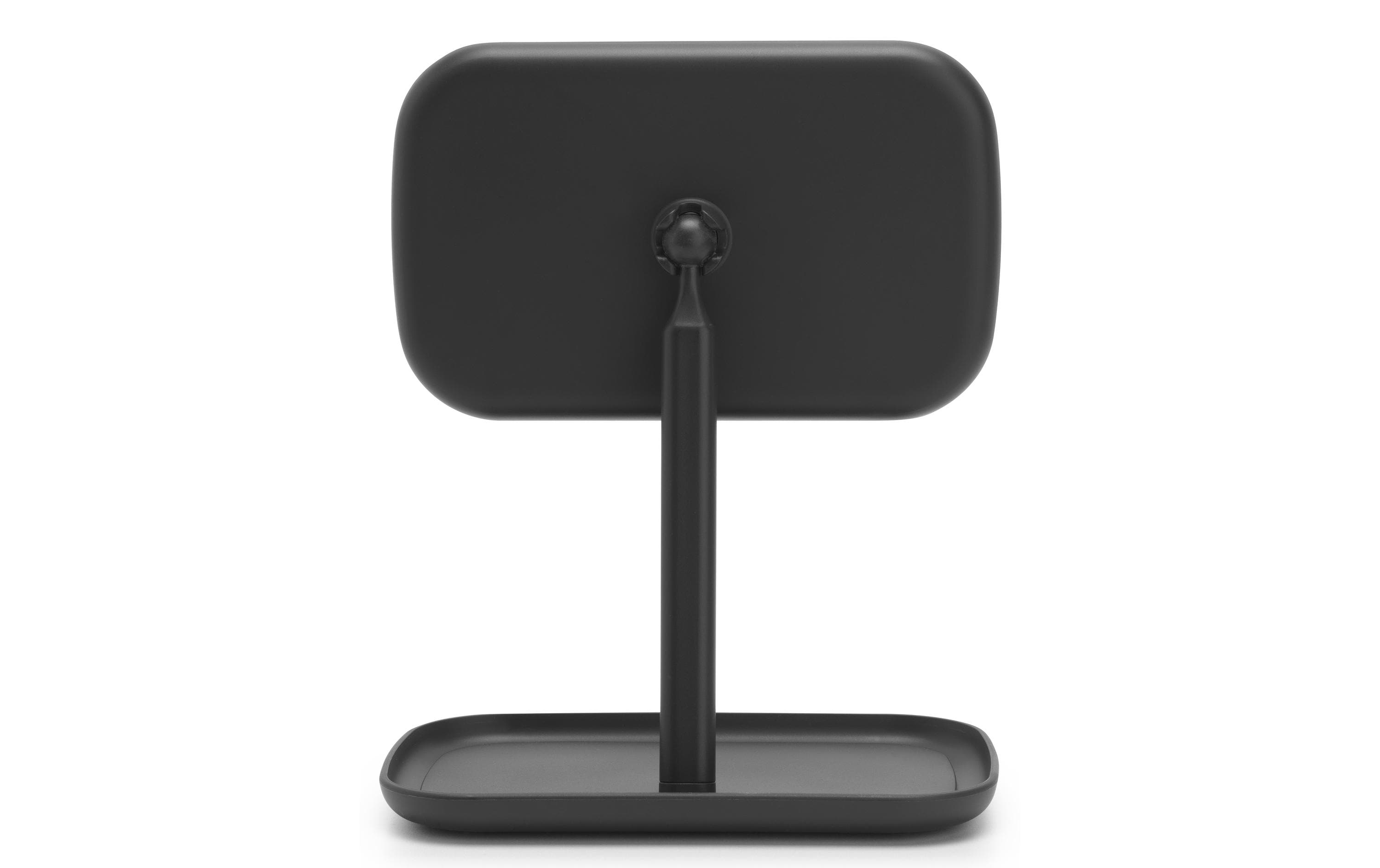 Brabantia Kosmetikspiegel ReNew mit Ablageschale, Schwarz