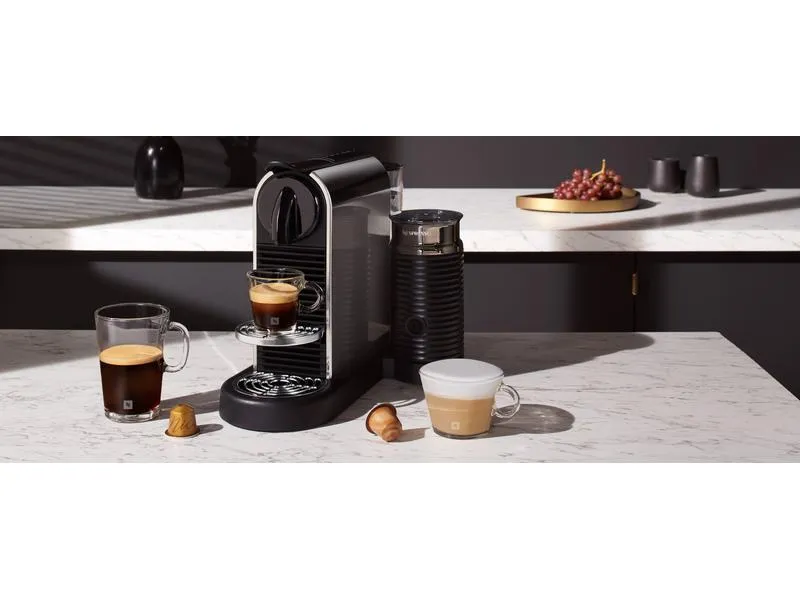 De'Longhi Kaffeemaschine Nespresso CitiZ Platinum&Milk EN330.M Silber De'Longhi Kaffeemaschine Nespresso CitiZ Platinum&Milk EN330.M Silber