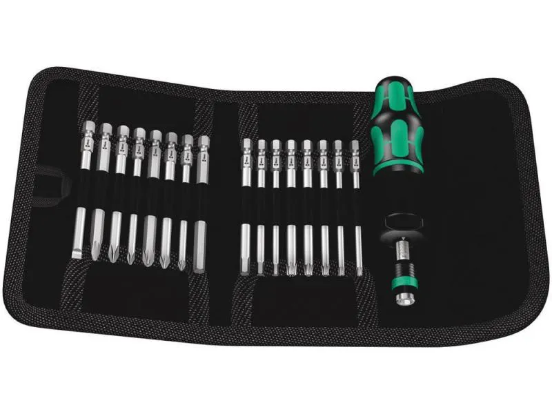 Wera Werkzeug-Etui Kraftform Kompakt 60 Torque 17-teilig Wera Werkzeug-Etui Kraftform Kompakt 60 Torque 17-teilig