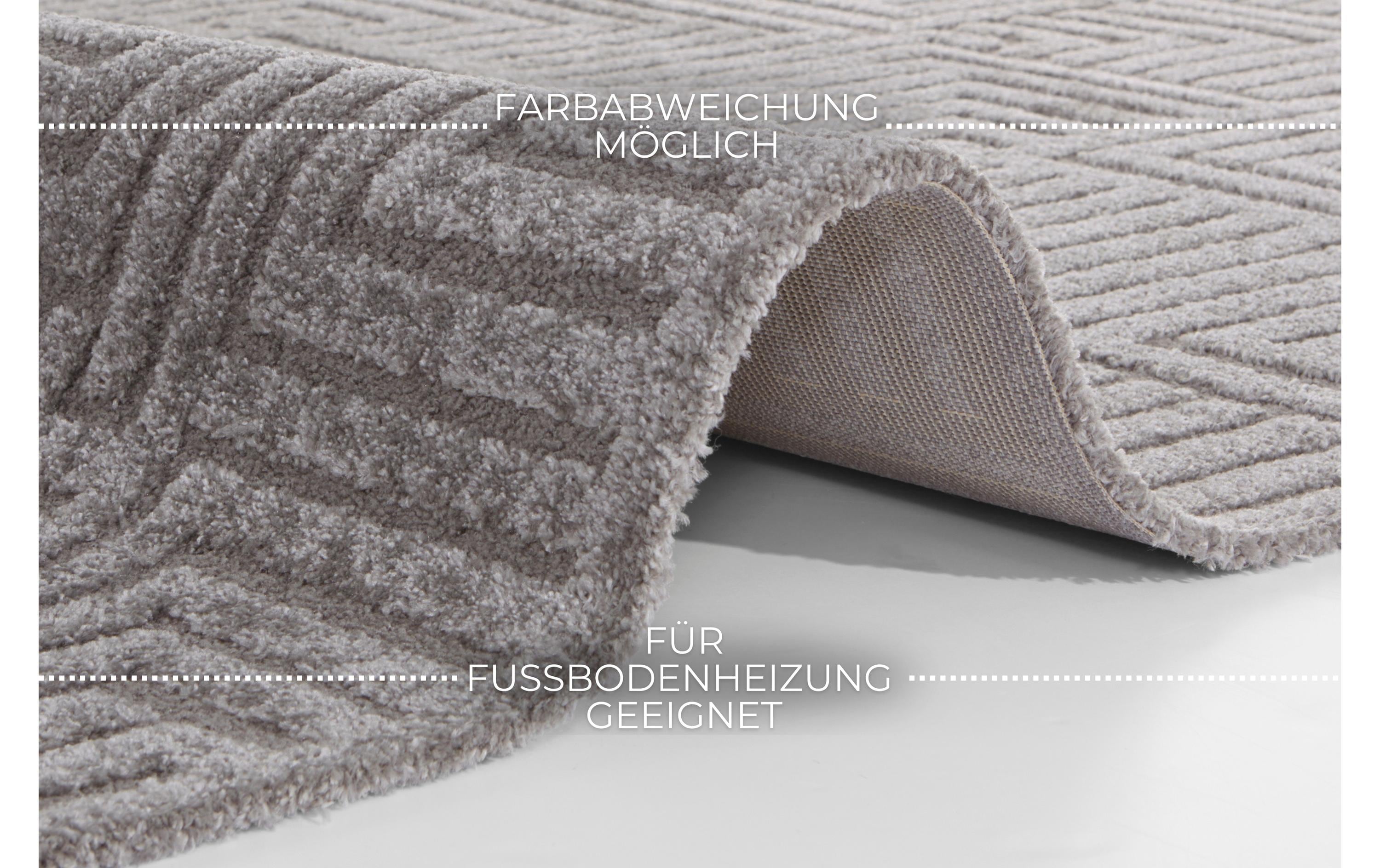 Elle Decoration Teppich Manipu 120 cm x 170 cm, Grey