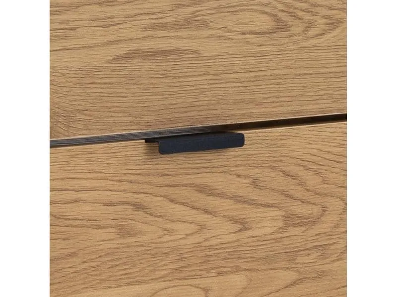 AC Design Schuhschrank Seaford 56 x 30 x 129 cm, Nature/Schwarz AC Design Schuhschrank Seaford 56 x 30 x 129 cm, Nature/Schwarz